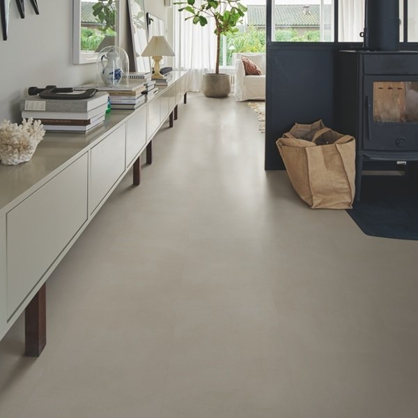 Кварцвиниловая плитка Pergo клеевая Optimum Glue Tile Бетон теплый бежевый V3218-40144 1305×327×2,5